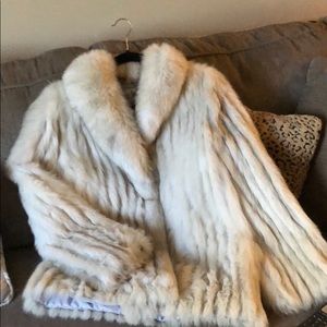 Fox fur coat